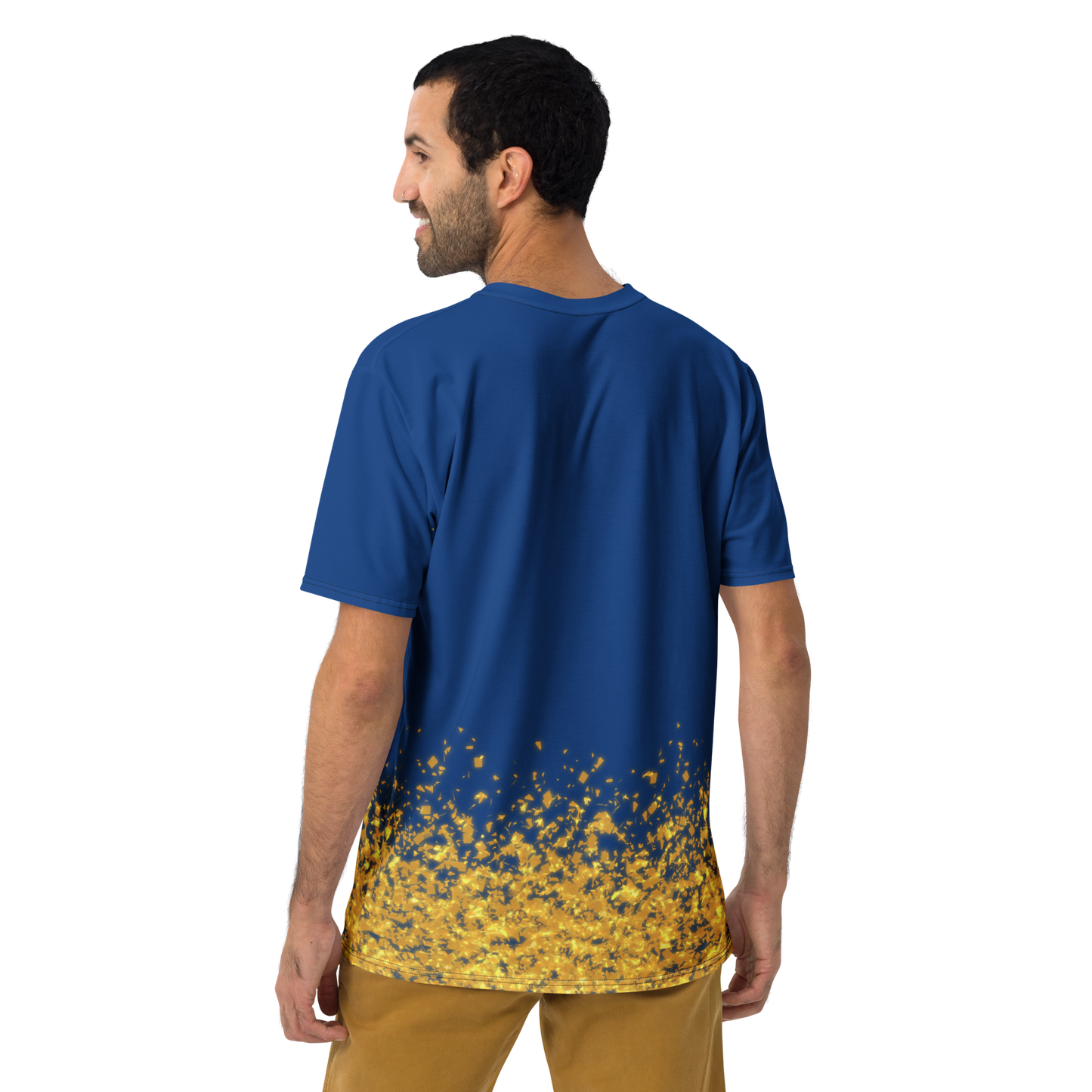 Ellerruj Gold Dust Blue Men's t-shirt