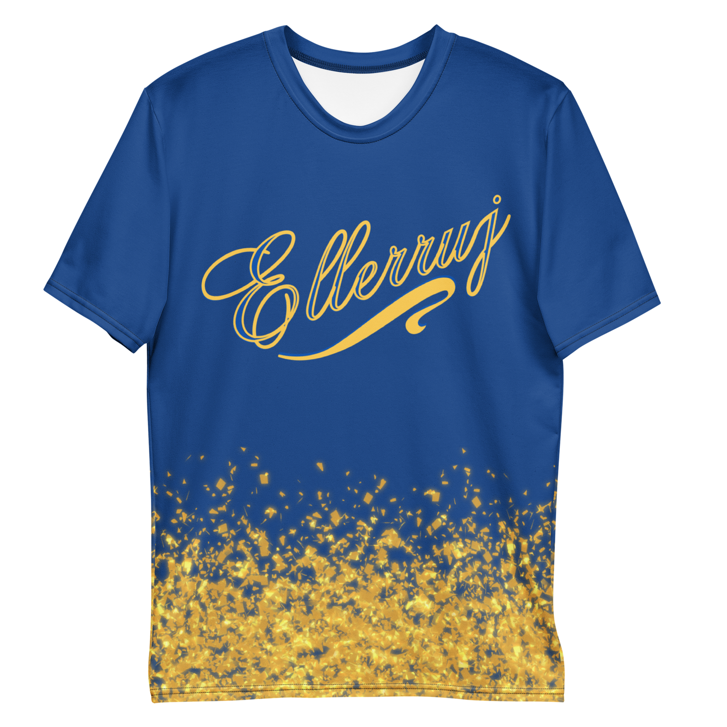 Ellerruj Gold Dust Blue Men's t-shirt