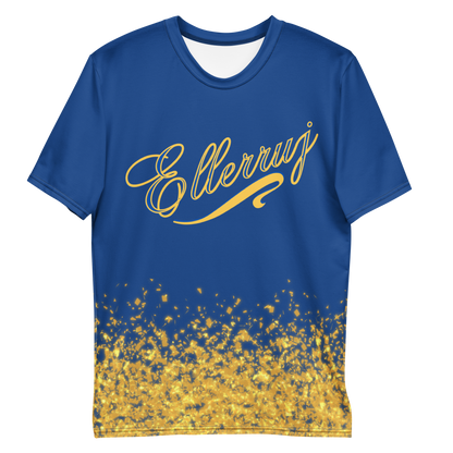 Ellerruj Gold Dust Blue Men's t-shirt