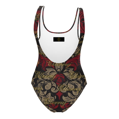 Ellerruj One-Piece Swimsuit Gold Crest