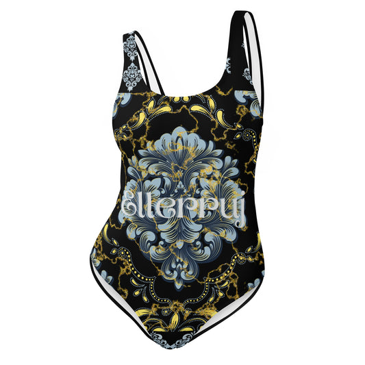 Ellerruj One-Piece Swimsuit Blu floral