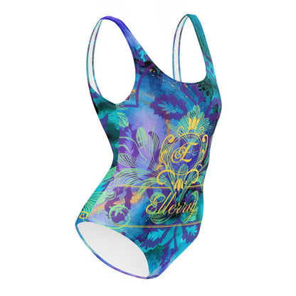 Ellerruj One-Piece Swimsuit Aqua