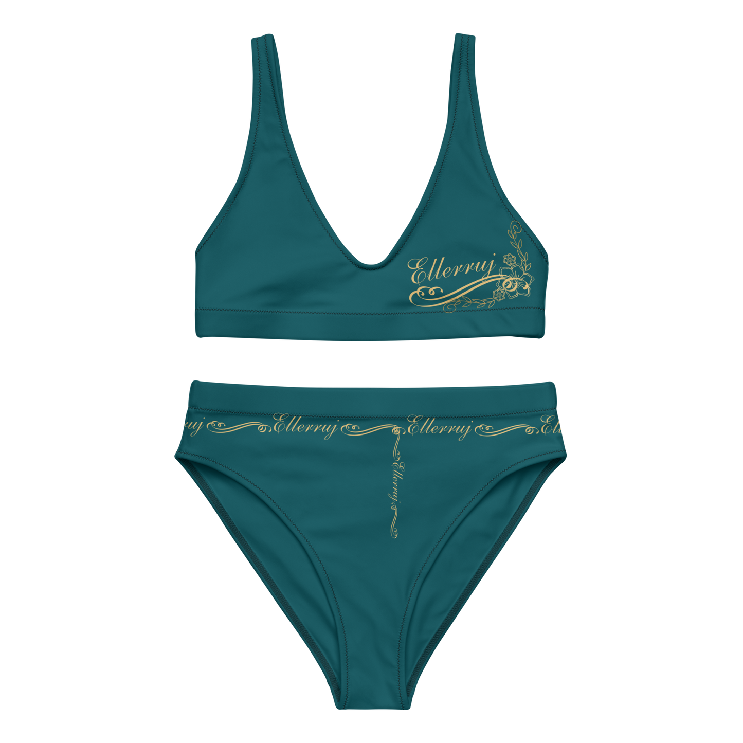 Ellerruj Bikini Set Teal Green