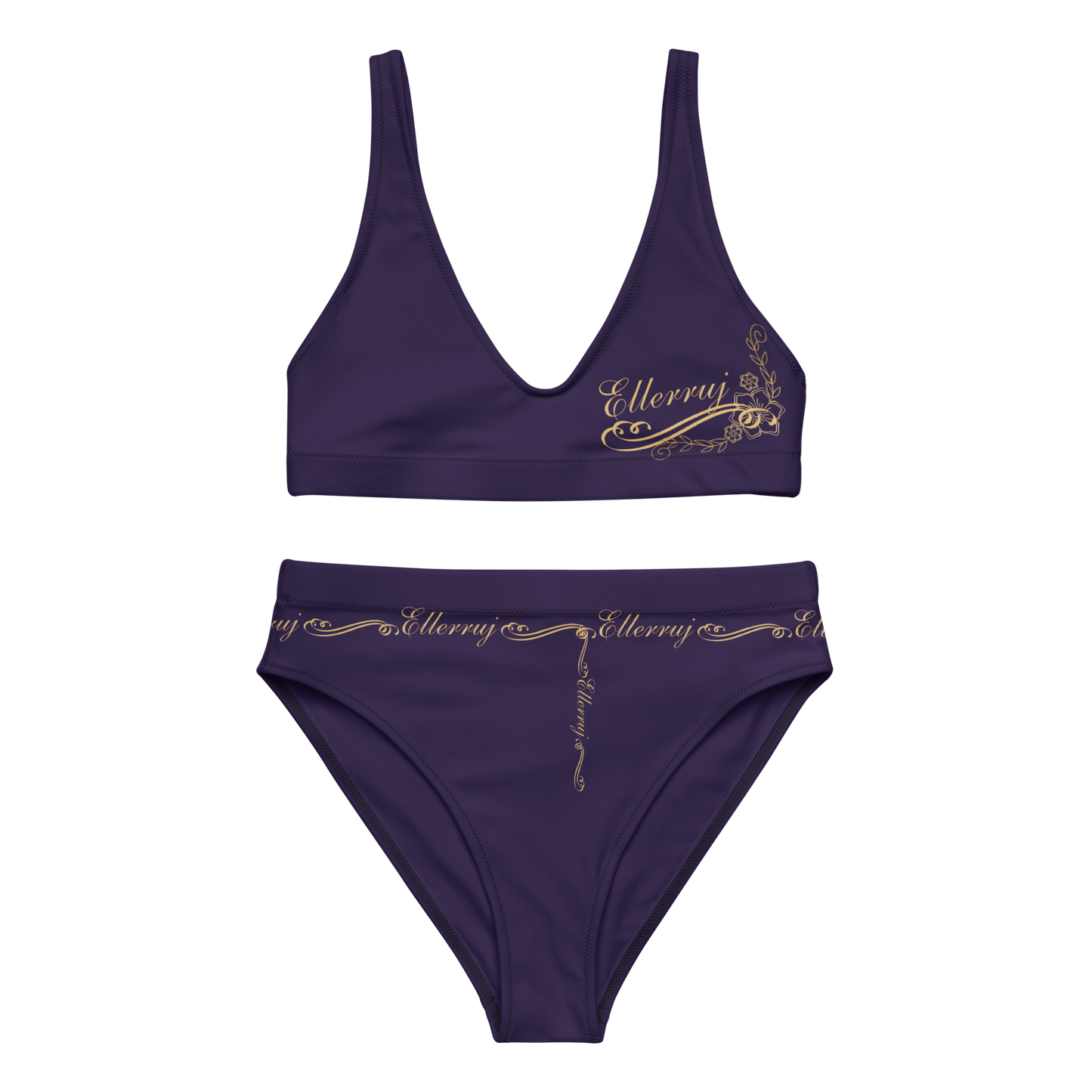 Ellerruj Bikini Set Purple