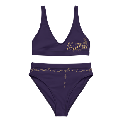 Ellerruj Bikini Set Purple