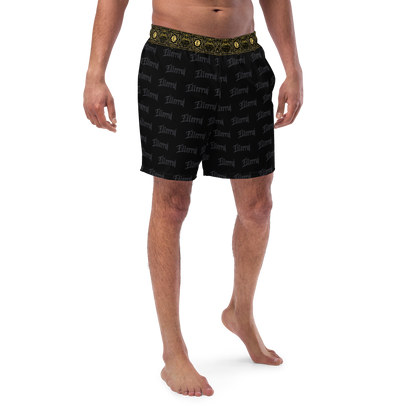 Ellerruj Layered Print Swim Trunks