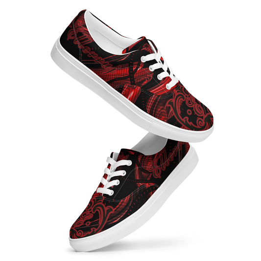 Ellerruj Men’s Canvas shoes Red